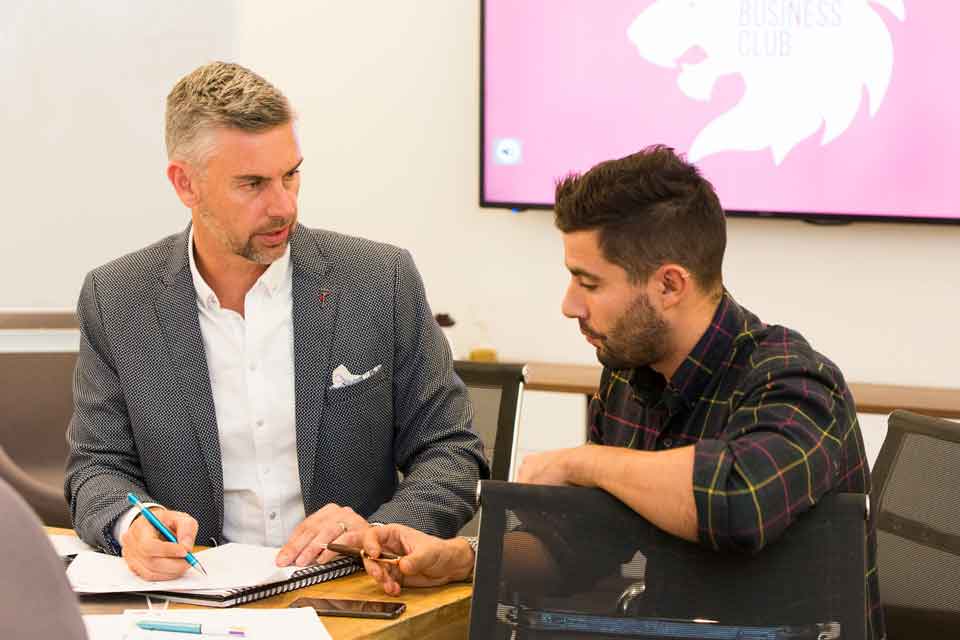 Mark Dobson helping with business strategy